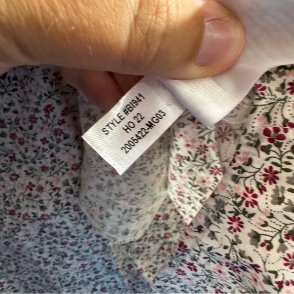 J.Crew Factory Men’s XL Slim Fit Floral Button-Up Shirt Pink Stretch - Picture 6 of 8